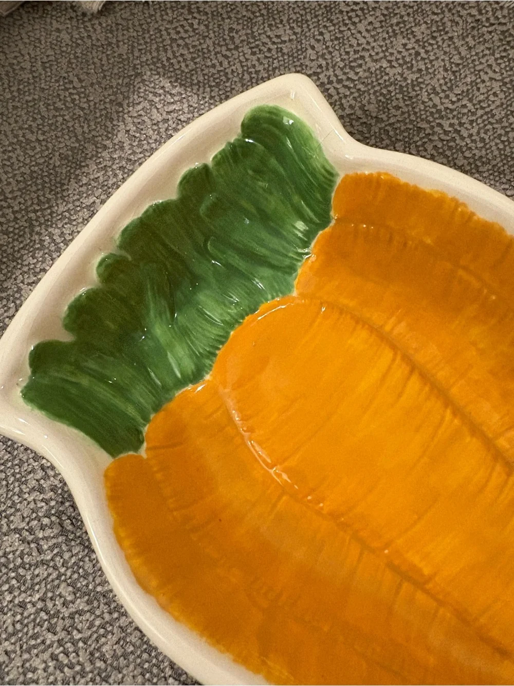 Ceramic Carrot Bowl 🥕